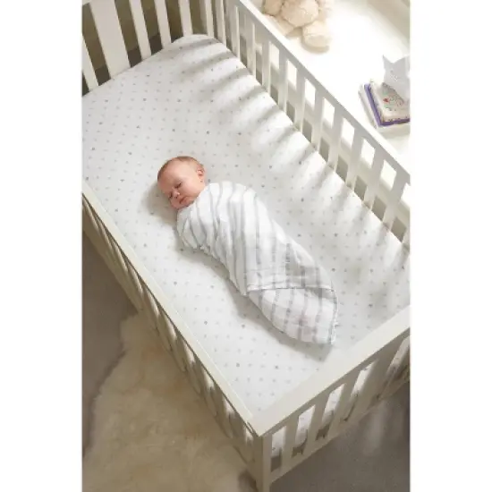 aden + anais Essentials Swaddle Blanket - Dove - 4pk image {1}