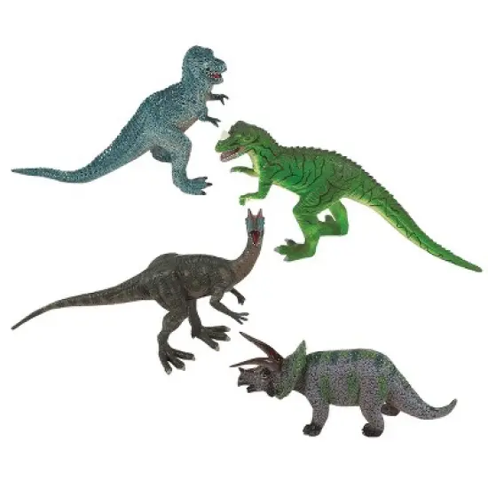 Battat Vinyl Dinosaurs Pretend Play - Set of 11 image {1}