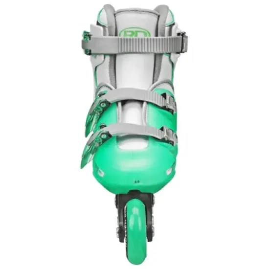 Roller Derby Kids' V-Tech 500 Adjustable Inline Skates - Mint/Green/White (6-9) image {4}