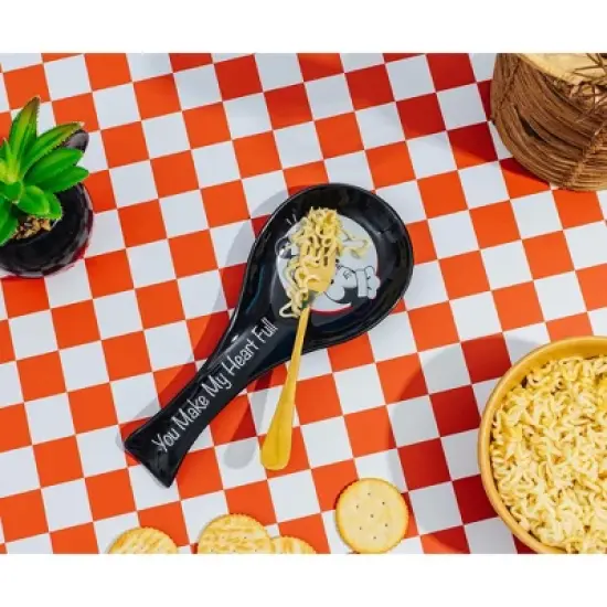 Silver Buffalo Disney Mickey and Minnie Mouse Ceramic Spoon Rest image {6}