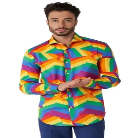 OppoSuits Printed Theme Party Shirts For Men image {4}