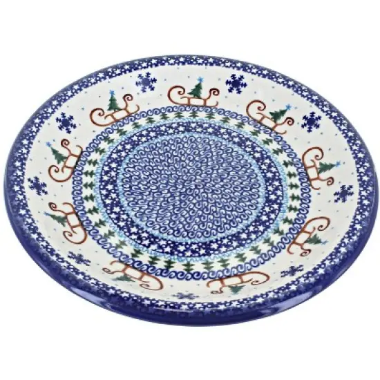 Blue Rose Polish Pottery Vena Dinner Plate image {17}