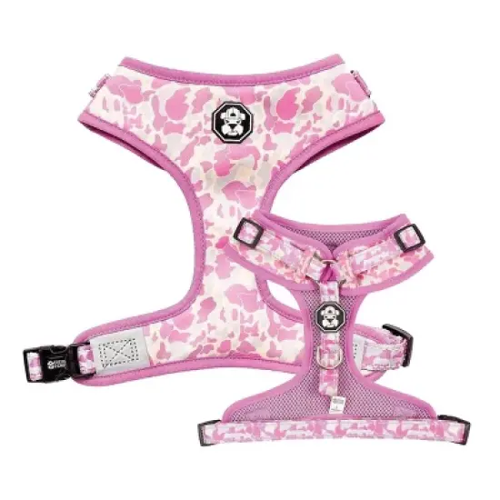 Fresh Pawz Pastel Camo Mesh Dog Harness  image {2}