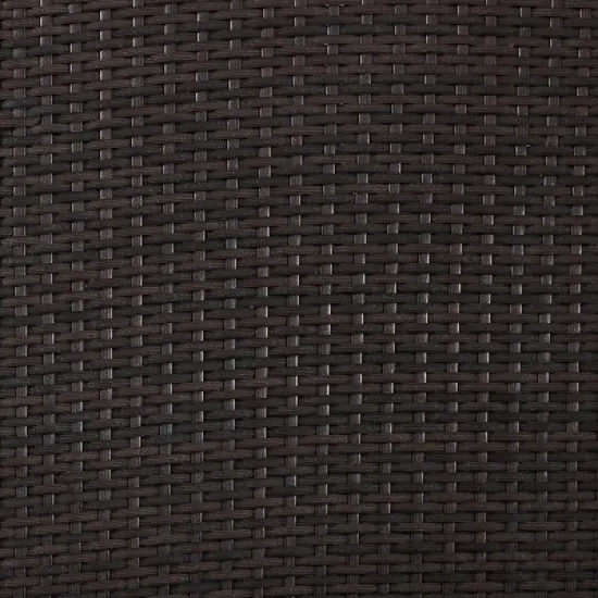 Palm Harbor Outdoor Wicker Pool Storage Caddy - Brown - Crosley image {2}