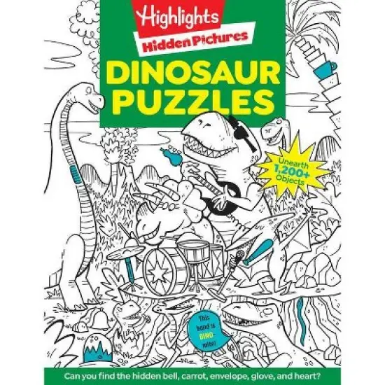 Dinosaur Puzzles - by Highlights (Paperback) image {1}