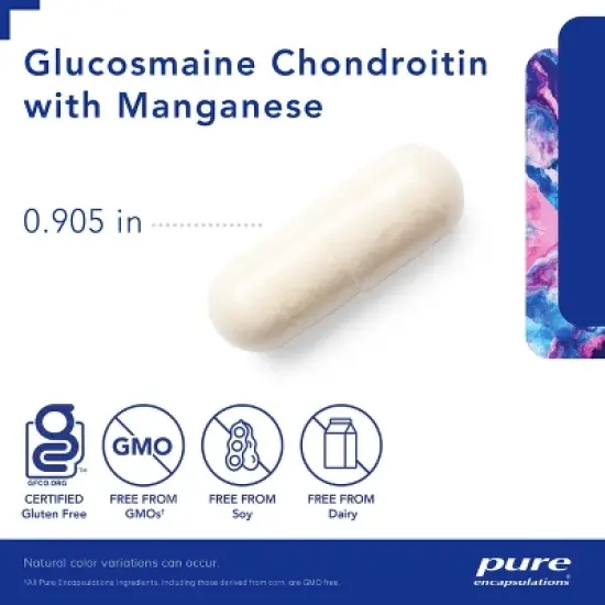 Pure Encapsulations Glucosamine Chondroitin with Manganese - for Joint Support, Comfort, Mobility, Cartilage Health, and Connective Tissue* image {2}