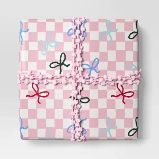 18' Christmas Humble Cheer Premium Ribbon Pink Poms - Wondershop&trade; image {1}