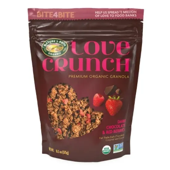 Nature's Path Love Crunch Dark Chocolate & Red Berries Granola image {7}