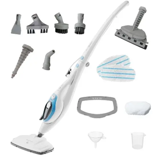 PurSteam 10-in-1 Steam Mop, Floor Steamer with Detachable Handheld Steam Cleaner for Tile, Hardwood Floors image {14}