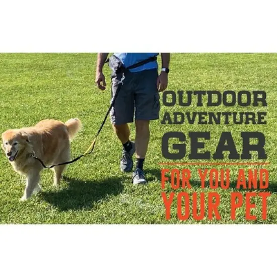 Hands-Free Dog Leash with Locking Carabiner & Waterproof Pouch for Walking, Jogging, Running & Hiking image {6}