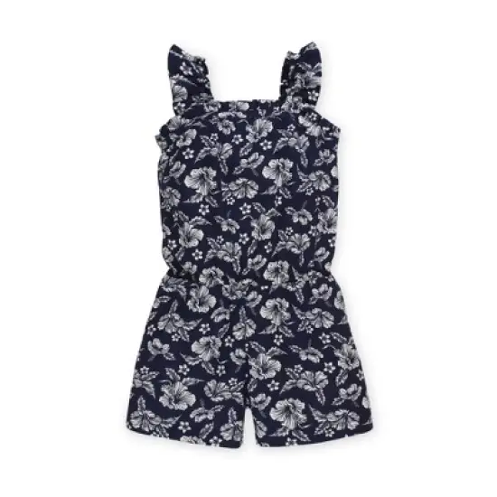 Hope & Henry Girls' Ruffle Pull On Romper, Toddler image {9}