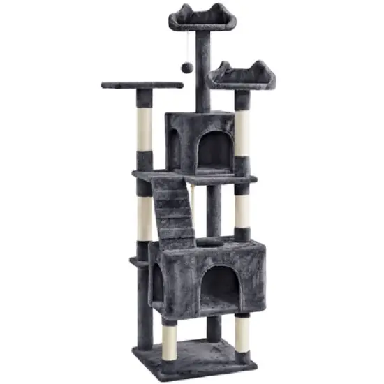 Yaheetech 72inch Multi Level Cat Tree Cat Tower image {10}