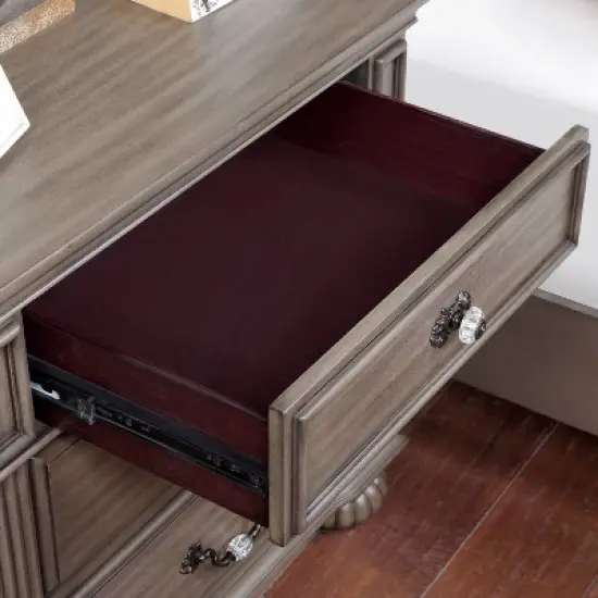 5pc Pennings Traditional Bedroom Set Gray - HOMES: Inside + Out image {8}