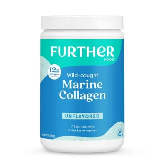 Further Food Collagen Peptides Powder - Unflavored Marine - 5.93oz image {5}