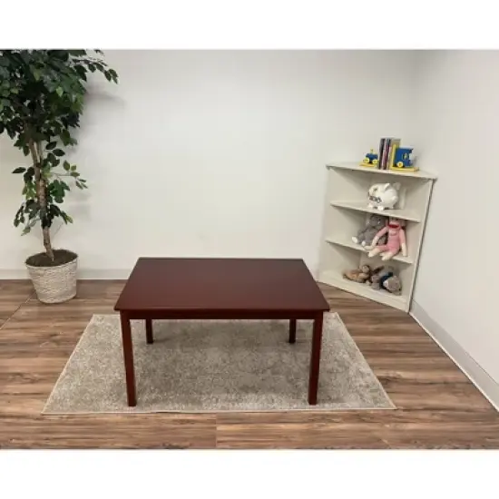 5pc Kids' Rectangle Table and Chair Set - Gift Mark image {2}