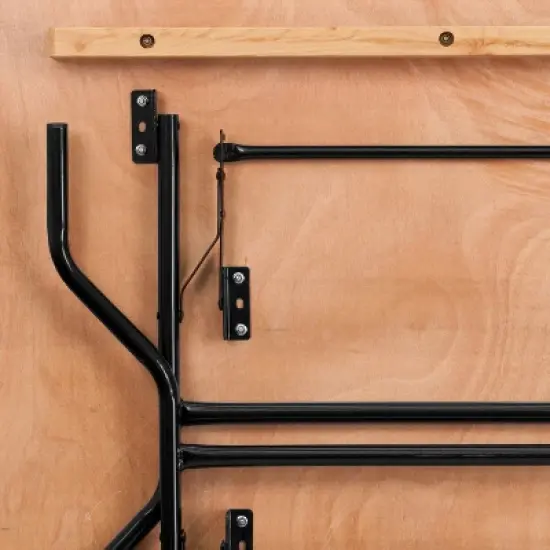 Flash Furniture 4-Foot Square Wood Folding Banquet Table image {4}