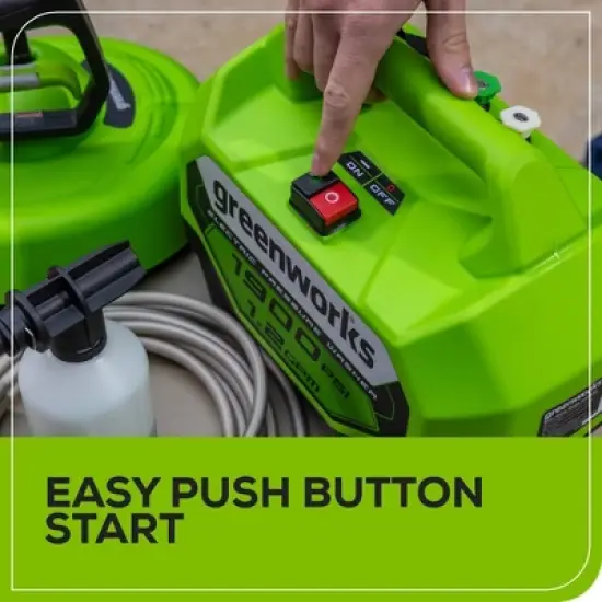 Greenworks 1900 PSI 1.2 GPM Electric Pressure Washer image {2}