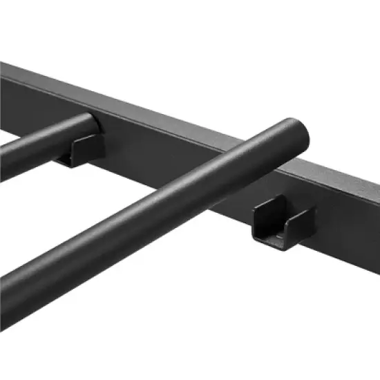 Yaheetech Metal-Framed Bed, Platform Bed with Headboard and Footboard image {5}