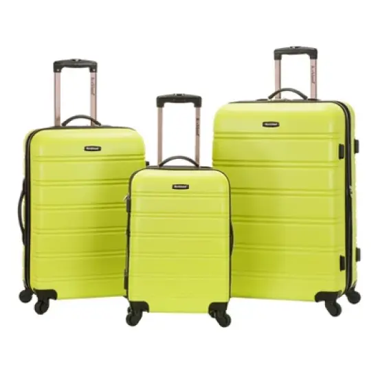 Rockland Melbourne 3pc ABS Hardside Carry On Spinner Luggage Set image {7}