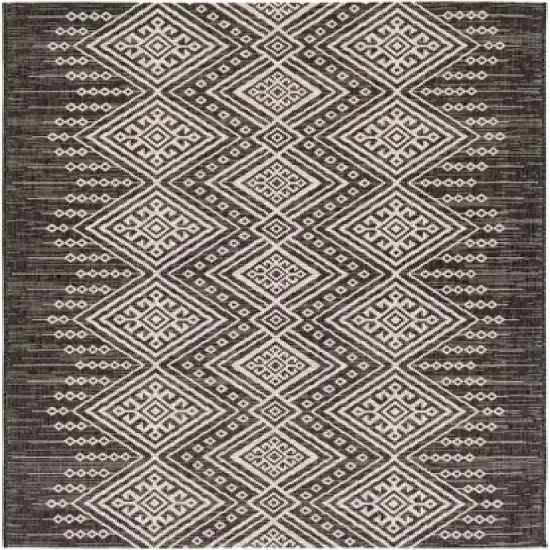 Mark & Day Hamme Rectangle Woven Indoor and Outdoor Area Rugs Black/White
 image {7}