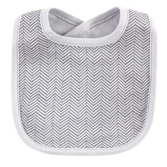 Hudson Baby Infant Cotton Bib and Sock Set 8pk, Little Man, One Size image {3}