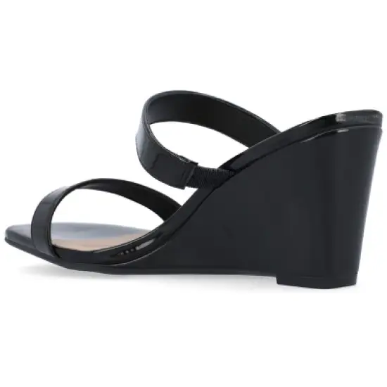 Journee Collection Womens Clover Tru Comfort Foam Low Heel Wedge Sandals image {6}