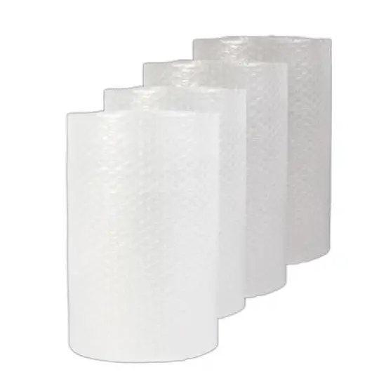 Universal Bubble Packaging, 0.31" Thick, 12" x 125 ft, Perforated Every 12", Clear, 4/Carton image {7}