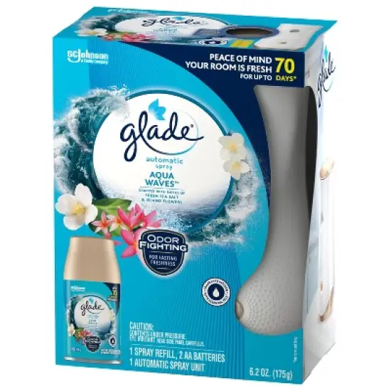 Glade Automatic Spray Air Freshener - Aqua Waves - 6.2oz image {12}