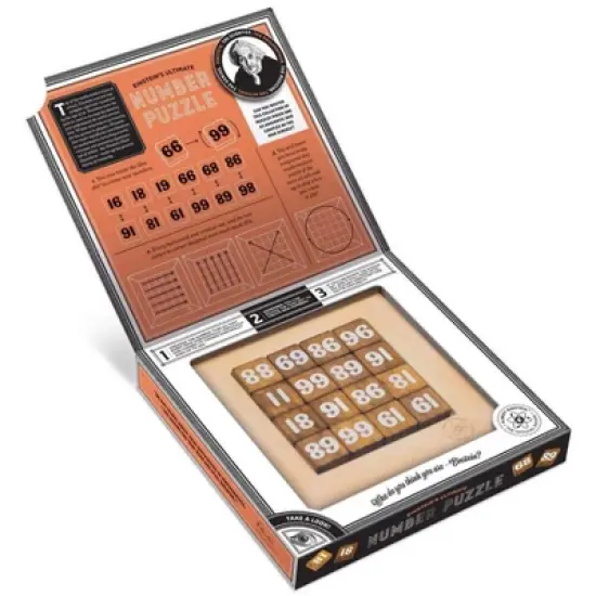 Professor Puzzle USA, Inc. Einsteins Number Puzzle 3D Brain Teaser Puzzle image {1}