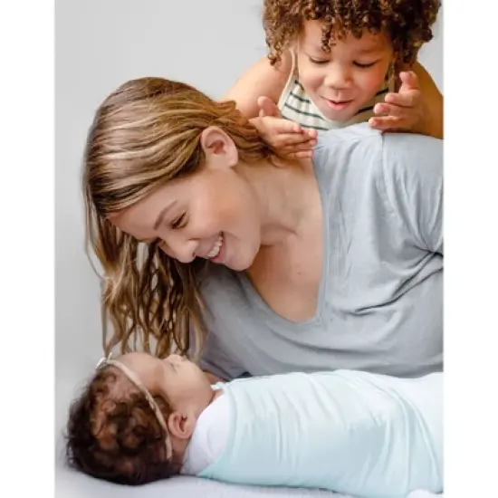 The Ollie World Swaddle Sky - Blue image {3}