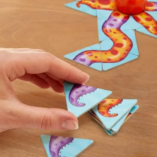 HABA Hello Hello Kalamario: Ages 4+ Fun Octopus Toy Board Game for Kids and Puzzle Games - Family Games for Family Game Night and Classroom Games image {4}