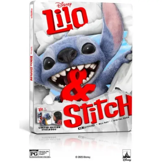 Lilo & Stitch (4K Ultra HD + Blu-ray + Digital Copy) (Steelbook) (4K/UHD)(2025) image {1}