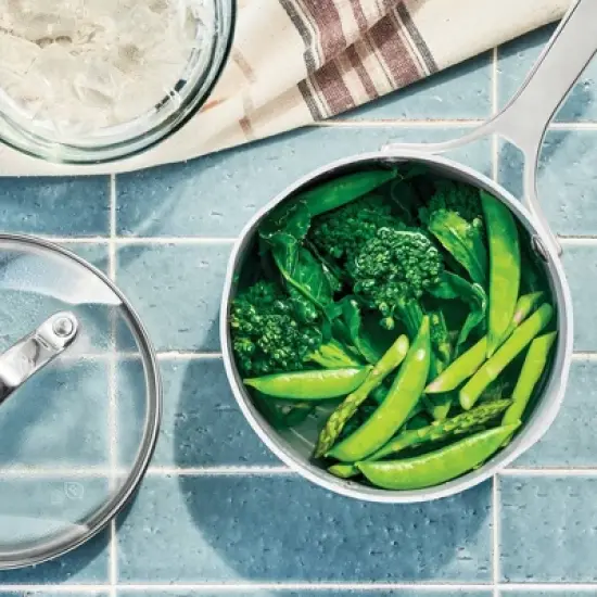 1.5qt Nonstick Ceramic Coated Aluminum Sauce Pan - Figmint&trade; image {1}