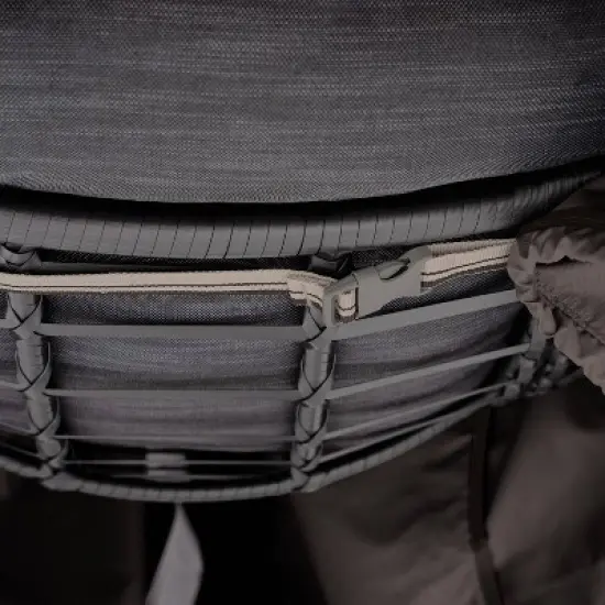 Classic Accessories Ravenna Water-Resistant Hanging Chaise Lounge and Stand Cover, Dark Taupe image {3}