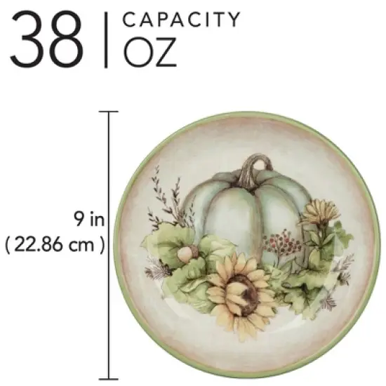 Certified International Set of 4 38oz Autumn Breeze Soup Bowls image {2}