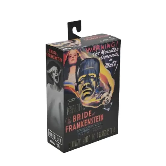 NECA Universal Monsters Ultimate The Bride of Frankenstein Black and White 7" Scale Action Figure image {5}