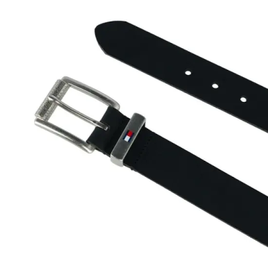 Tommy Hilfiger Men's Jean Belt with Faux Roller Buckle image {1}