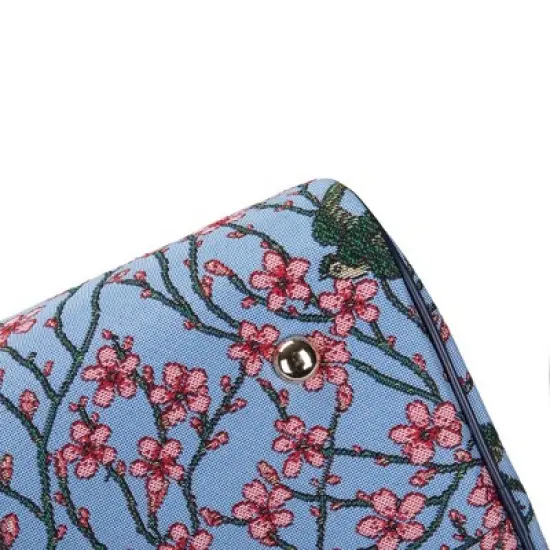 Signare USA Licensed Almond Blossom And Swallow Blue Big Holdall/Duffel Bag image {9}