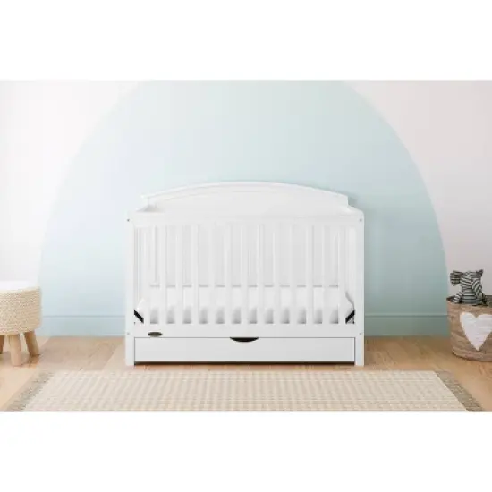Graco Bellwood 5-in-1 Convertible Crib with Drawer image {11}