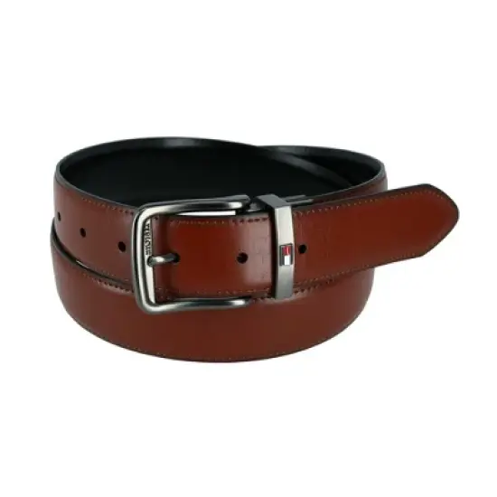 Tommy Hilfiger Men's Stretch Leather Reversible Belt image {1}