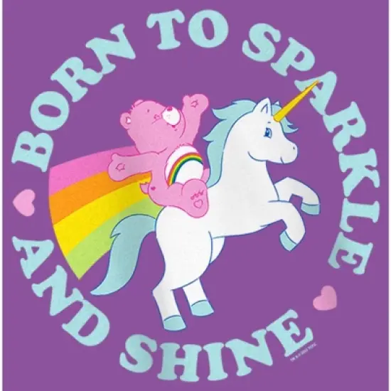 Girl's Care Bears Born to Sparkle and Shine Cheer T-Shirt image {1}