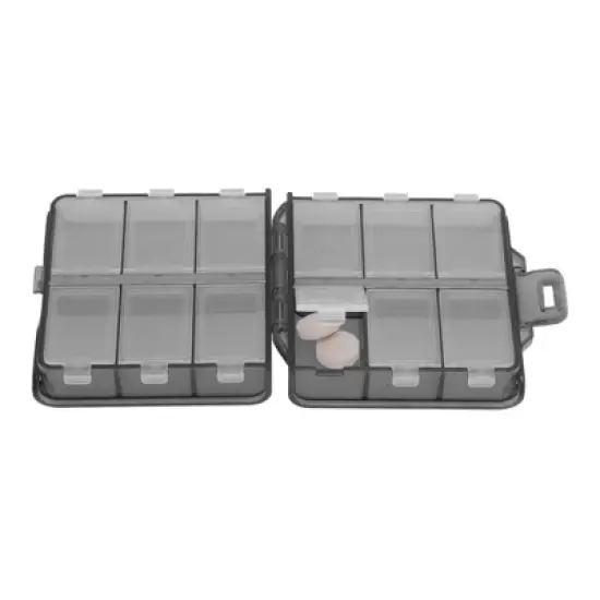 Unique Bargains 12 Grid Pill Case 1 Pc image {1}