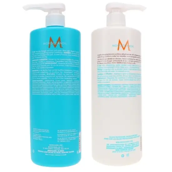 Moroccanoil Hydrating Shampoo 33.8 oz & Hydrating Conditioner 33.8 oz Combo Pack image {3}