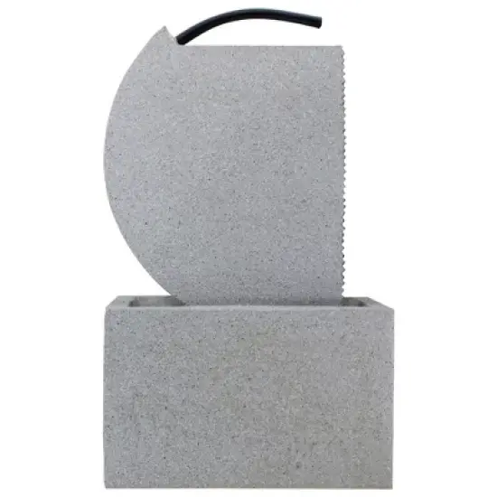 Northlight 20" Gray Modern Style Rainfall Outdoor Water Fountain image {5}