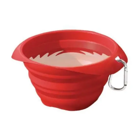 Kurgo 24oz Collaps-A-Bowl Dog Bowl - Barn Red image {5}
