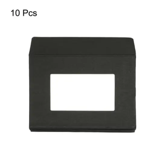 Unique Bargains Mailing Statement Photos Catalogs Full Face Window Clear Double Sided Envelopes image {2}