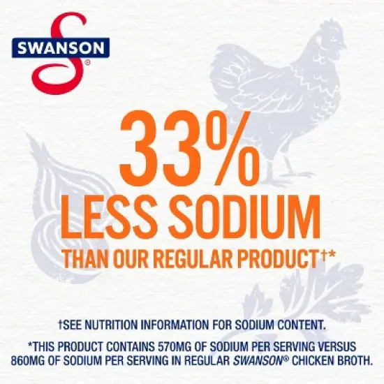 Swanson Natural Goodness Gluten Free 33% Less Sodium Chicken Broth - 32oz image {4}