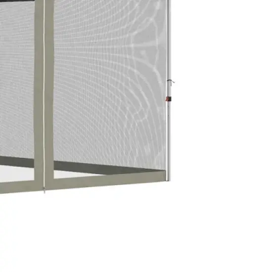 Resenkos Patio Garden Pergola, Pergola Canopy,10' x 10' Pop Up Canopy Tent, Tents for Parties with Wheeled Carry Bag, Beige image {6}