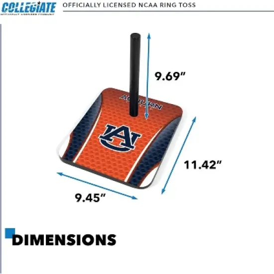 NCAA Auburn Tigers Solid Wood Quoits Toss Game image {2}