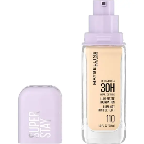 Maybelline Super Stay Up to 30HR Wear Lumi-Matte Liquid Foundation - 1 fl oz image {10}